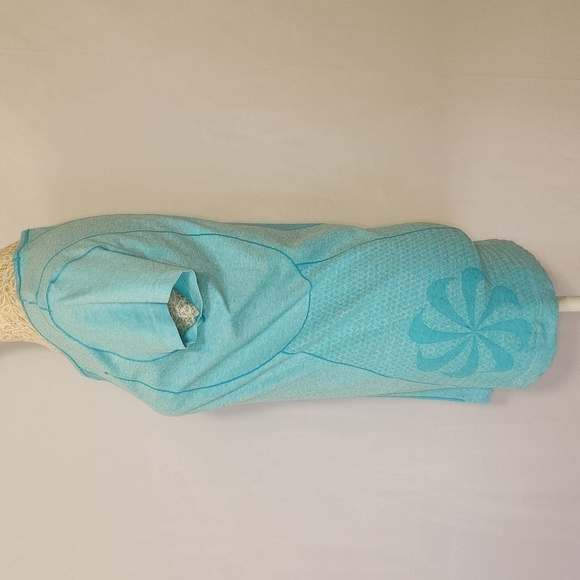 Nike Just Do It Blue Running Limited Edition Knit Short Sleeve Lightweight Top - Picture 4 of 10